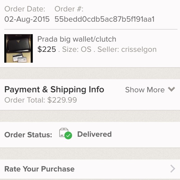 Prada Saffiano Travel bought from @crisselgon - Picture 2 of 4