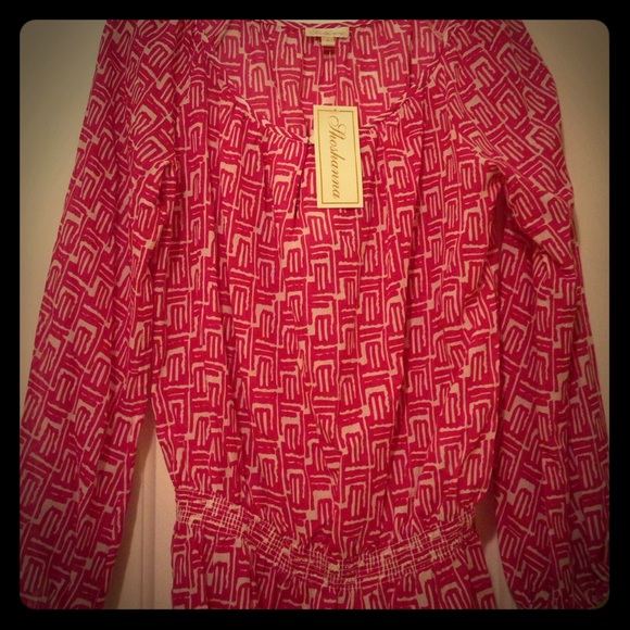 Shoshanna Pink Top