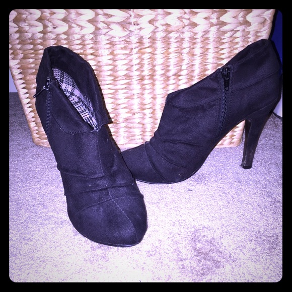 Black booties
