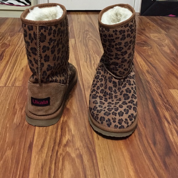 Cheetah print boots