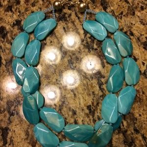 Turquoise statement necklace