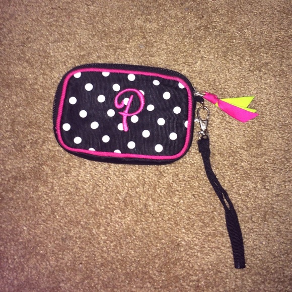 Monogram P wrist wallet