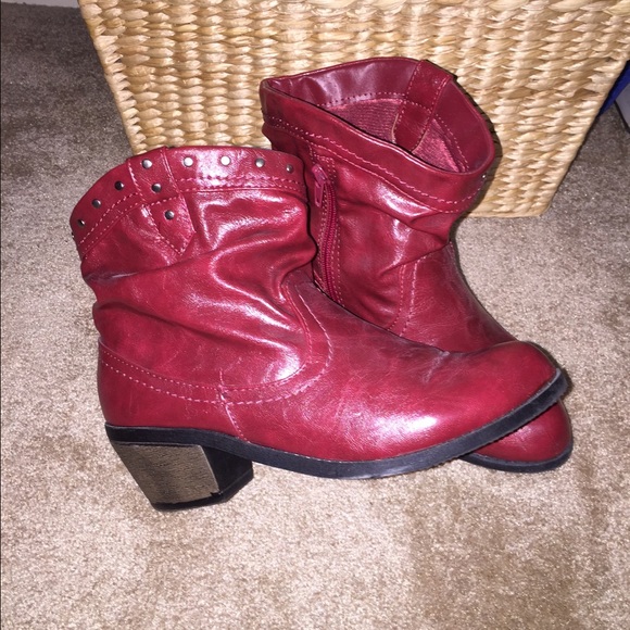 Red booties