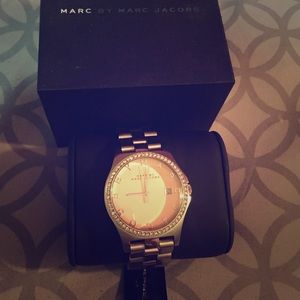 Mac by Marc Jacobs silver glitz watch MBM3360