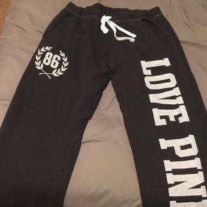 Victoria secret pink boyfriend sweats!