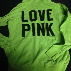 Like green pink hoodie