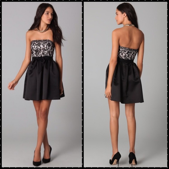 Shoshanna Dresses & Skirts - SALE! 🎉Shoshanna Satin/Lace Homecoming Dress