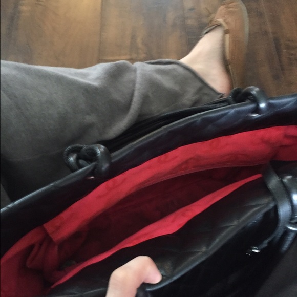 Chanel black quilted leather large Cambom tote bag - Picture 3 of 3