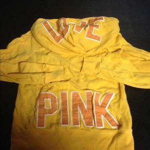 Victoria's Secret pink zip up hoodie
