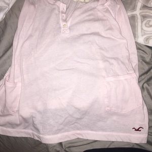 Hollister light pink tank top