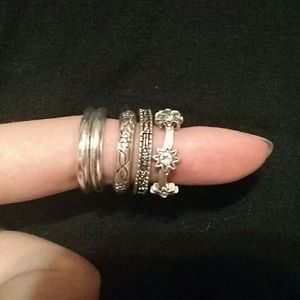 Stackable rings set