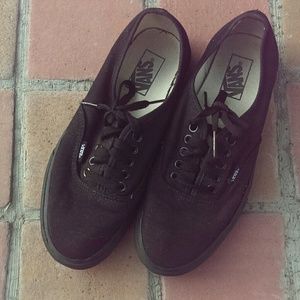 Black Vans Sz. 9.5