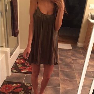 Roxy olive green dress