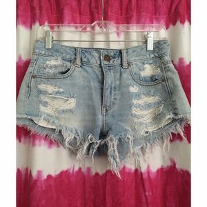 High waisted shorts