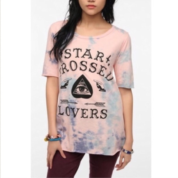 Truly Madly Deeply Tye Dye Star Crossed Lovers Tee