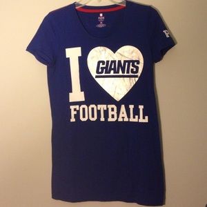 VS Pink I 💙 Giants Tee! 🏈