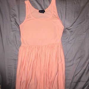 Peach flowy dress