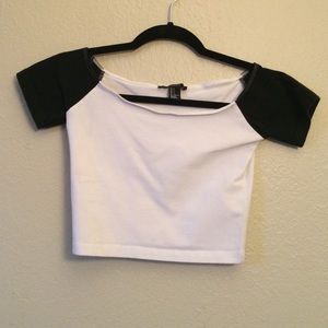 Baseball T Crop Top