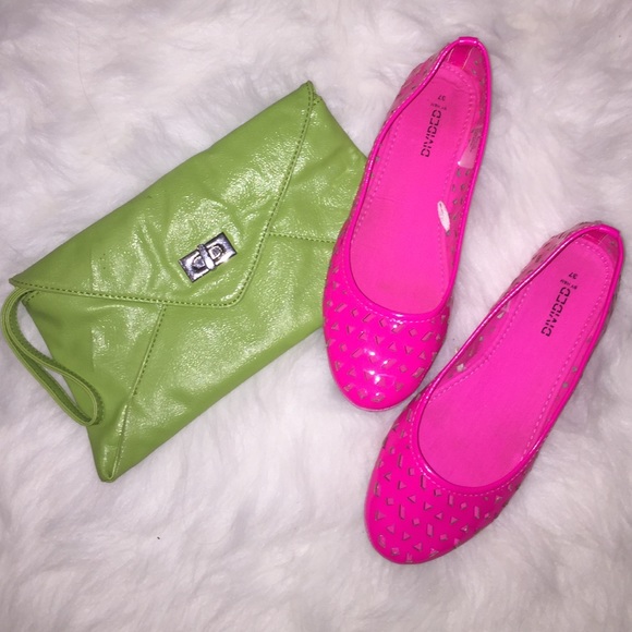 H&M Shoes - H&M Hot Pink Flats