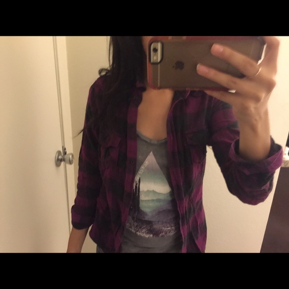 Purple flannel