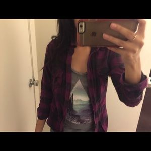 Purple flannel