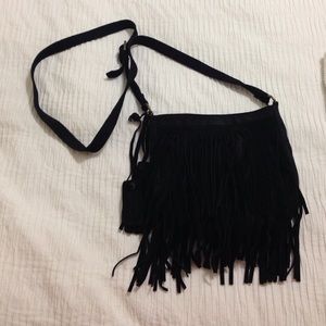 Fringe side bag