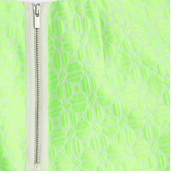 💋DONATED💋J Crew Neon Jacquard Skirt - Picture 3 of 4