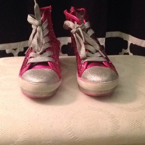 Pink Sparkly Hightops
