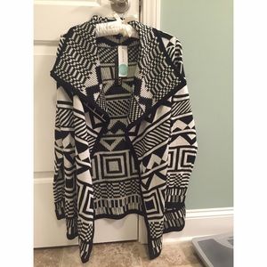 Papermoon Graphic Print Cardigan (Stitchfix)