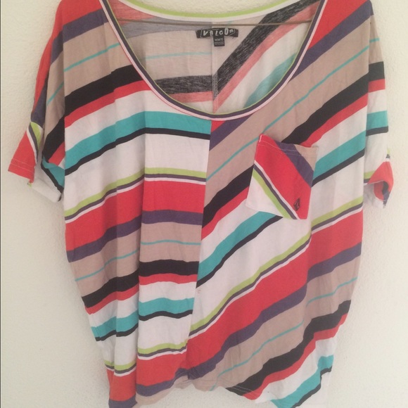 Striped flow shirt