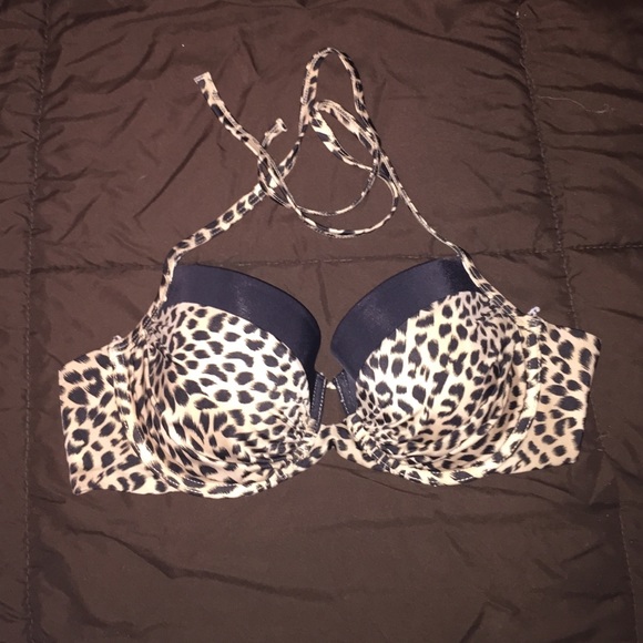 Victoria Secret Cheetah Push Up Bikini Top
