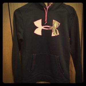 Under armour camo hoodie