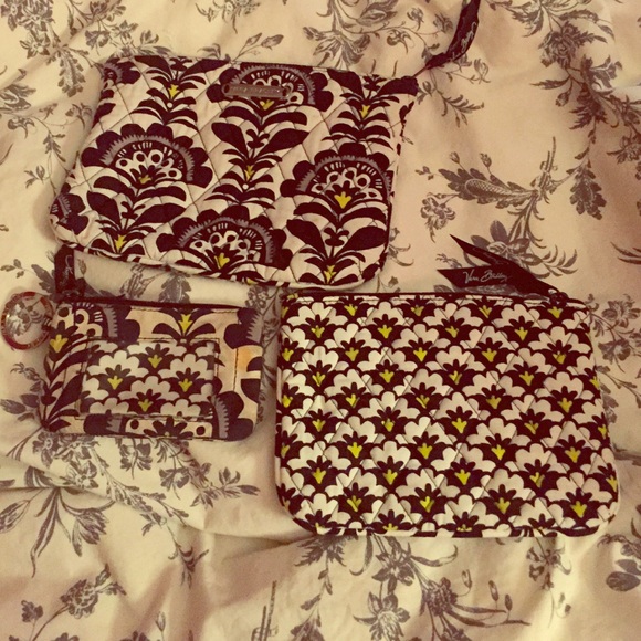 Vera Bradley make up bag ID/card holder & tote