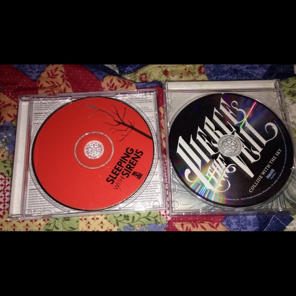 Sleeping with sirens cd and pierce the veil cd