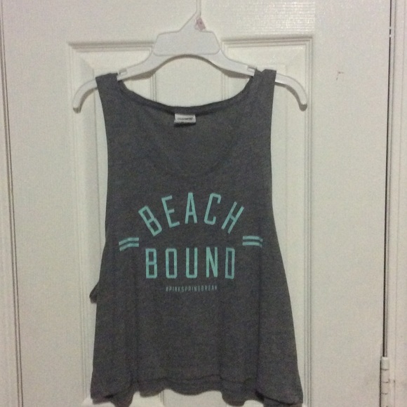 ❤️SOLD❤️  Pink Beach Bound Muscle Tank