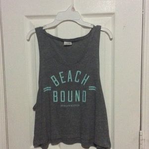 ❤️SOLD❤️  Pink Beach Bound Muscle Tank