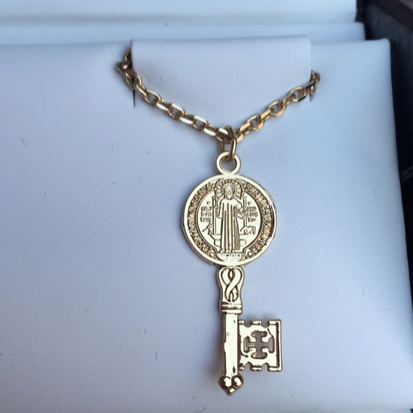 Jewelry - ❌SOLD❌St. Benedict Key Necklace