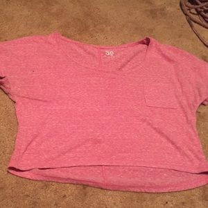 Pink crop top