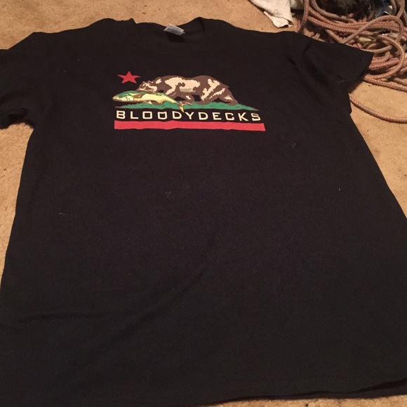 Bloody decks fishing shirt
