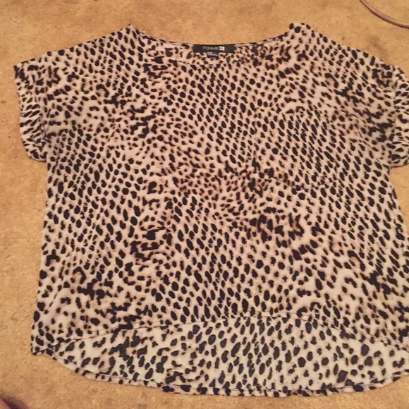 Cheetah print shirt