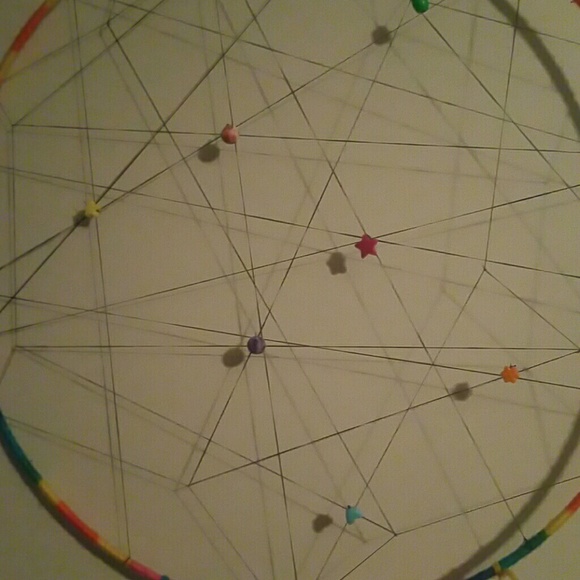 19 inch Rainbow dreamcatcher - Picture 3 of 3