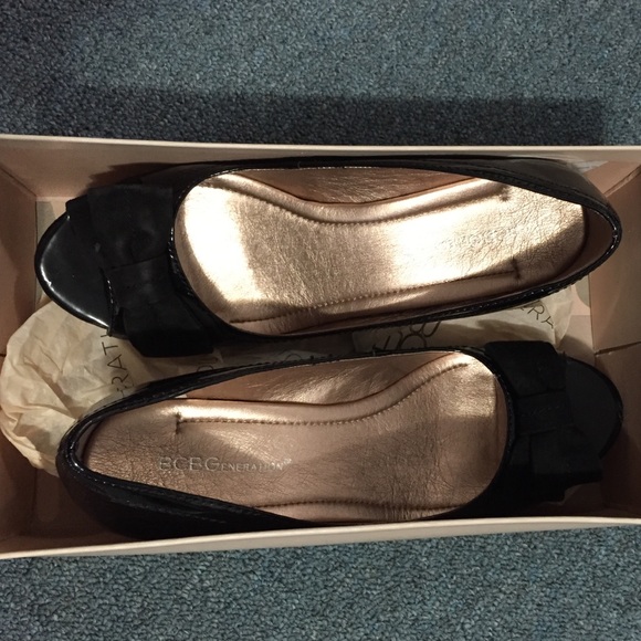 BCBG Black Wedges. Worn once. - Picture 1 of 4