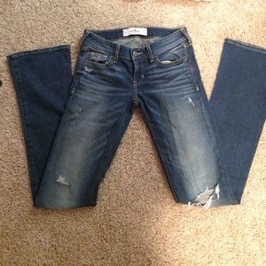 Hollister Destroyed Medium Boot Jeans
