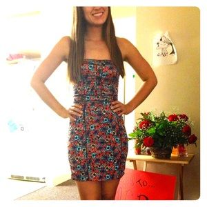 Floral mini dress