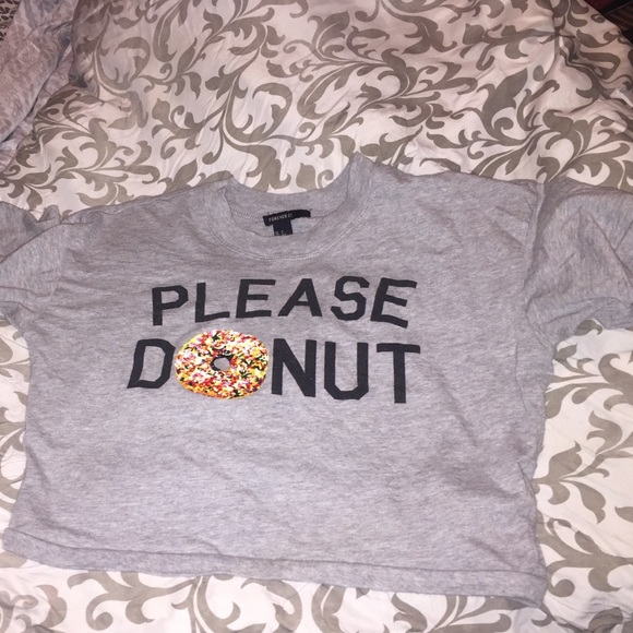Please Donut Crop Top