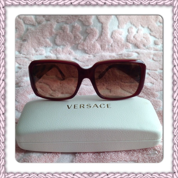 Versace Havana Bordeaux 4129-B Sunglasses