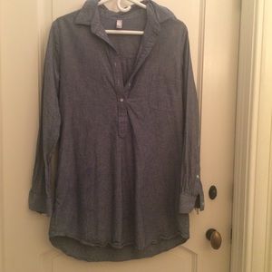 American Apparel Chambray tunic dress