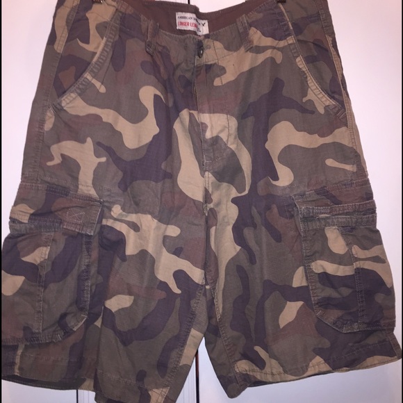 Men's American Eagle Camo Cargo Shorts NWT SIZE 38