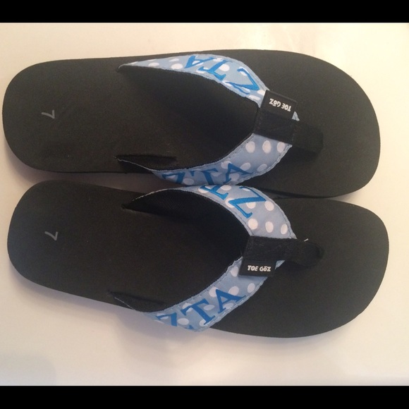 Brand New Zeta Tau Alpha flip flops