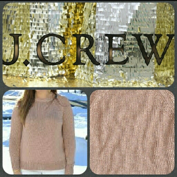 💫HP 12/6 🆕J. Crew Metallic Side-Slit Sweater - Picture 3 of 4